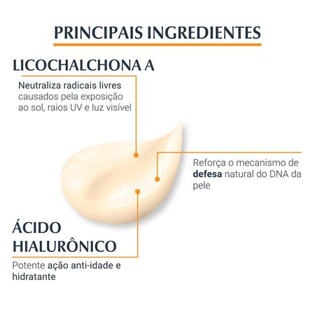 Protetor Solar Facial Eucerin - Sun Fluido Anti-Idade Creme Facial FPS50 50ml
